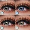 FUNSACHY 1 Pair Natural Blue Contact Lenses for Eyes Korean Fashion Color Eye Contacts Cosmetics Eye Makeup High Quality Lenses