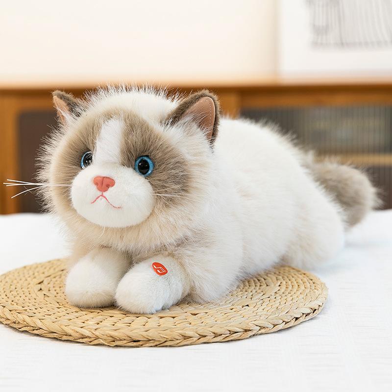 Имитация тряпичной куклы кошки издаст звук, кукла кошка, домашний питомец, котенок, плюшевая игрушка, сопровождает, успокаивает детей, диванная подушка