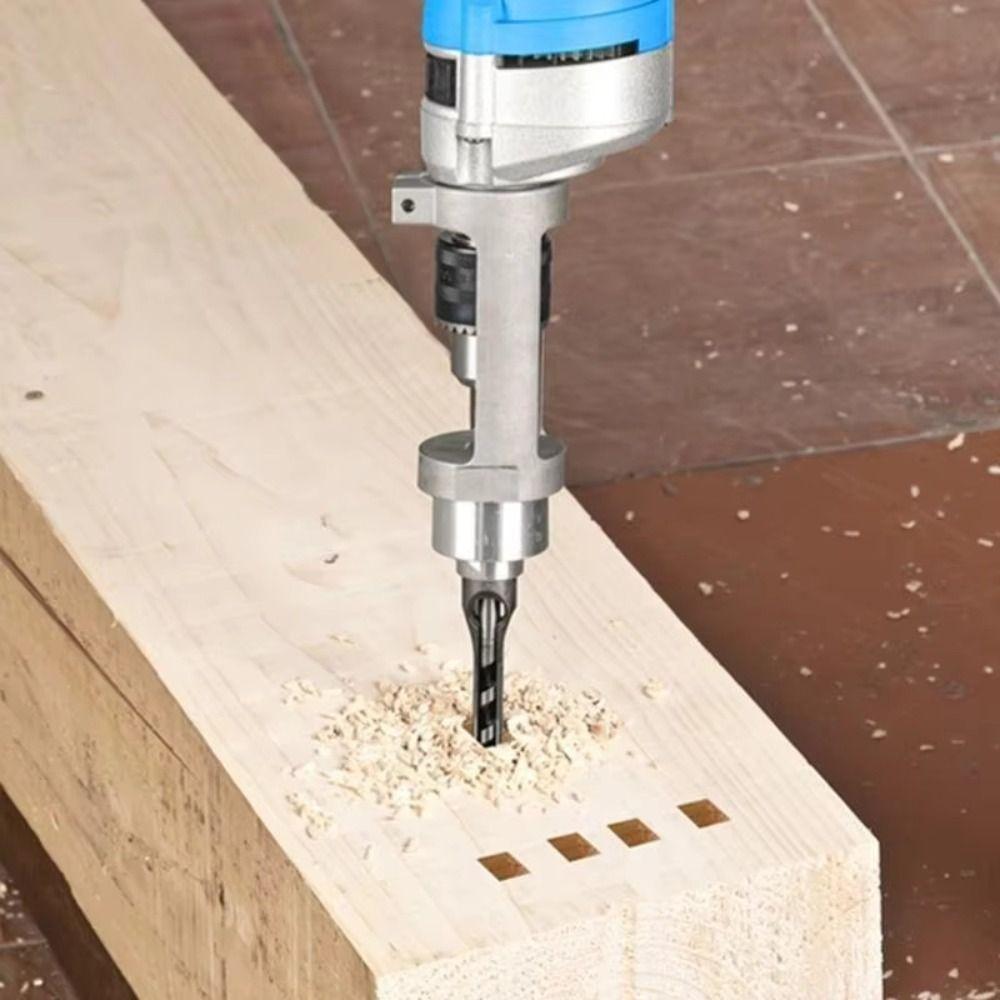 Удобное крепление Фиксирующий кронштейн для сверла Открывалка для отверстий Пазовальная фреза для соединений Деревообработка