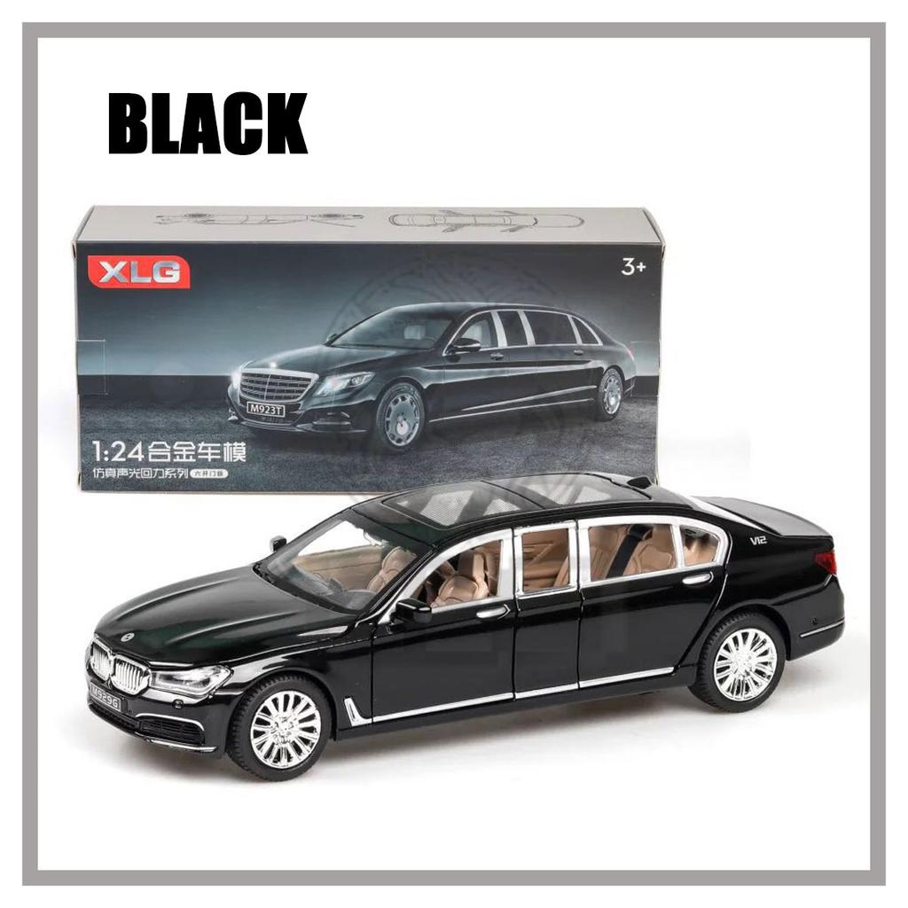 РаспродажаKLT 1:24 BMW 760, литая под давлением модель автомобиля из сплава для детей, игрушки для мальчиков, игрушки для детей, машинки, игрушки