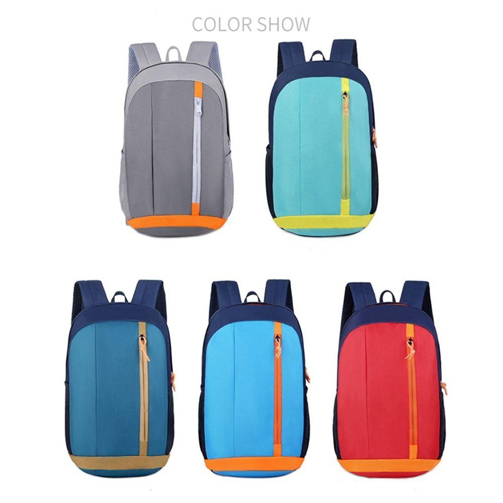 Large Capacity Outdoor Sports Backpack Zipper Oxford Cloth Climb Bag Sports Knapsack Travel Storage Bags Lightweight Nylon Bag