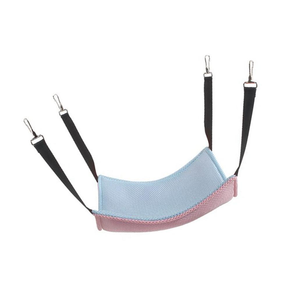 Подвесной гамак для кошки для клетки, дышащая сетка, многофункциональный, двусторонний, кровать-гамак для кошки с крючками для летнего отдыха