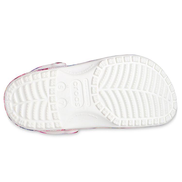 Crocs Женские кроксы EVA Classic с узором тай-дай, Белый Мультиколор 205453-6TS