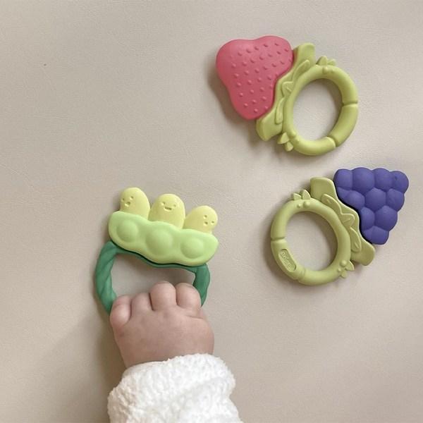 Anju Fruit Ring + Strap + Case, 1 Piece, Banana Ring, Korean Baby Products