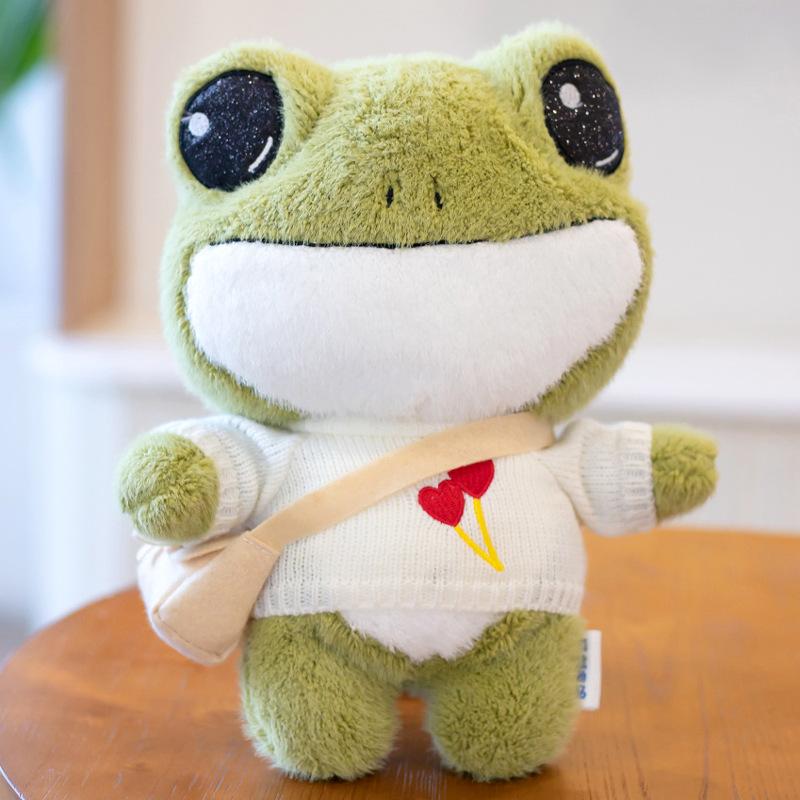 Плюшевая игрушка лягушка Лалафанфан в подарок девочке, 30см