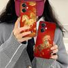 Чехол для мобильного телефона 'Год Золотой Лошади' для OPPO Reno 14 13 12 11 10 9 8 7 6 5 F T Pro 5G Цветной печатный чехол Cover Cellphones