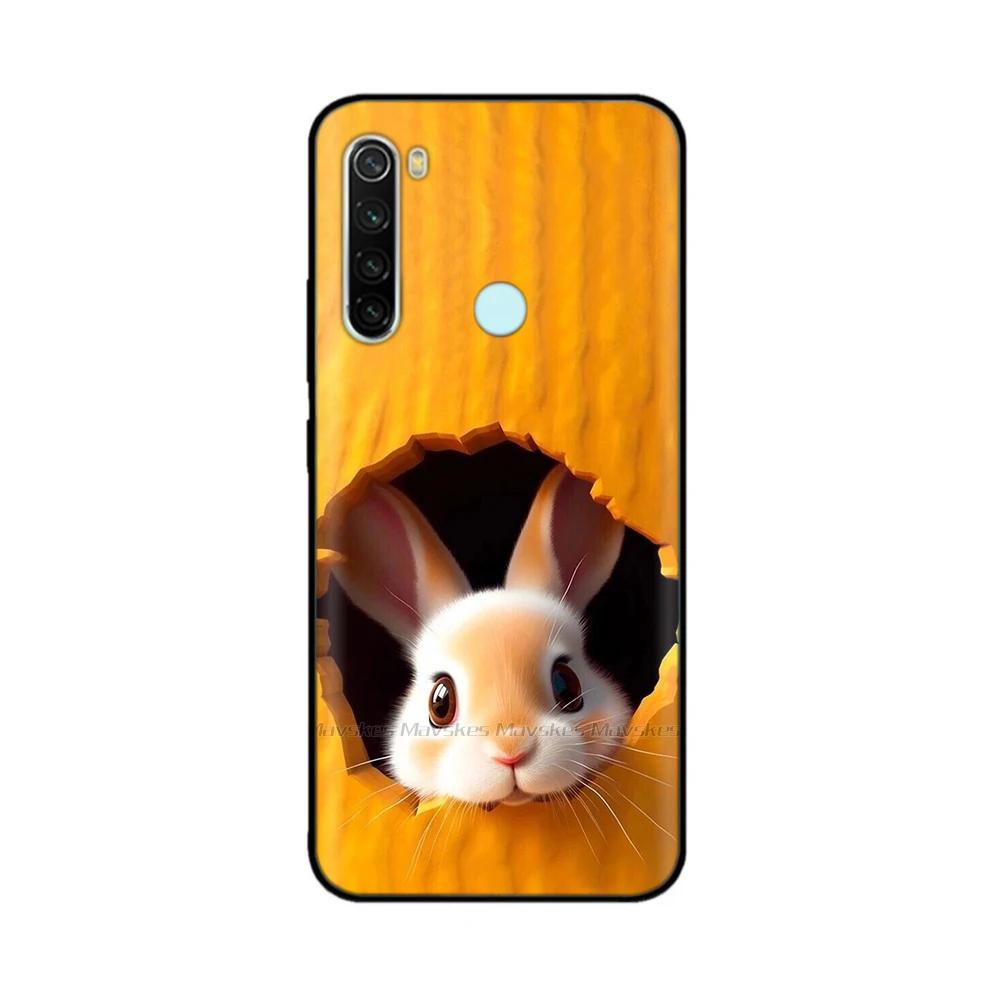 Для Xiaomi Redmi Note 8T Чехол с узором Полная защита Мягкий жидкий силикон Мультяшный чехол для Redmi Note 8T Note8T Оболочка Fundas