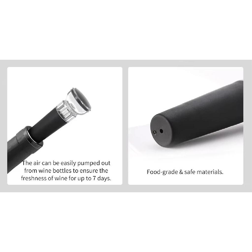 Electric Automatic Red Wine Opener Set Multifunction Wine Stopper, Wine Pourer, Electric Bottle Opener Gift Set for ins Style
