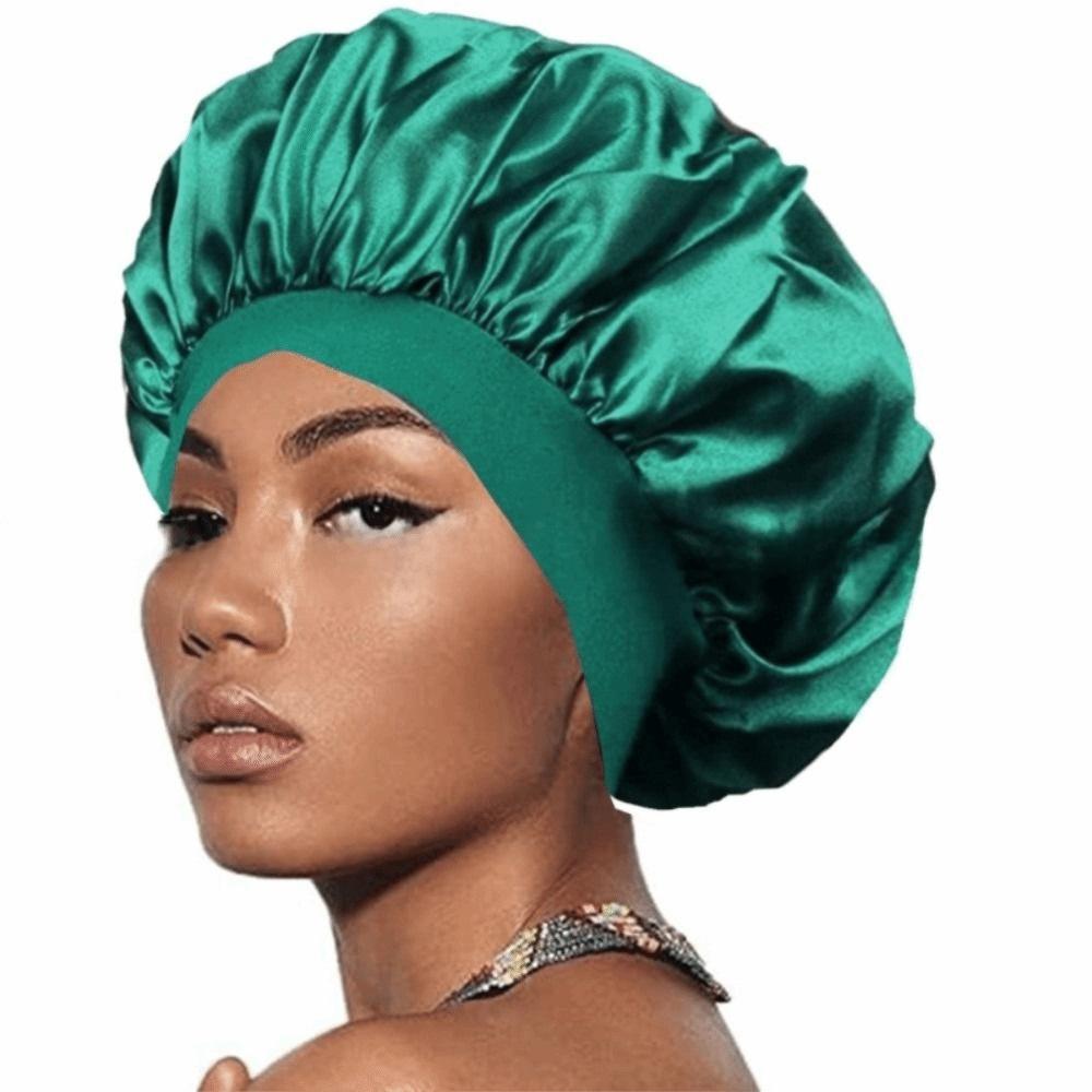 Elastic Women's Bonnet Silk Satin Hat Fashion Hair Bonnet  Hair Care