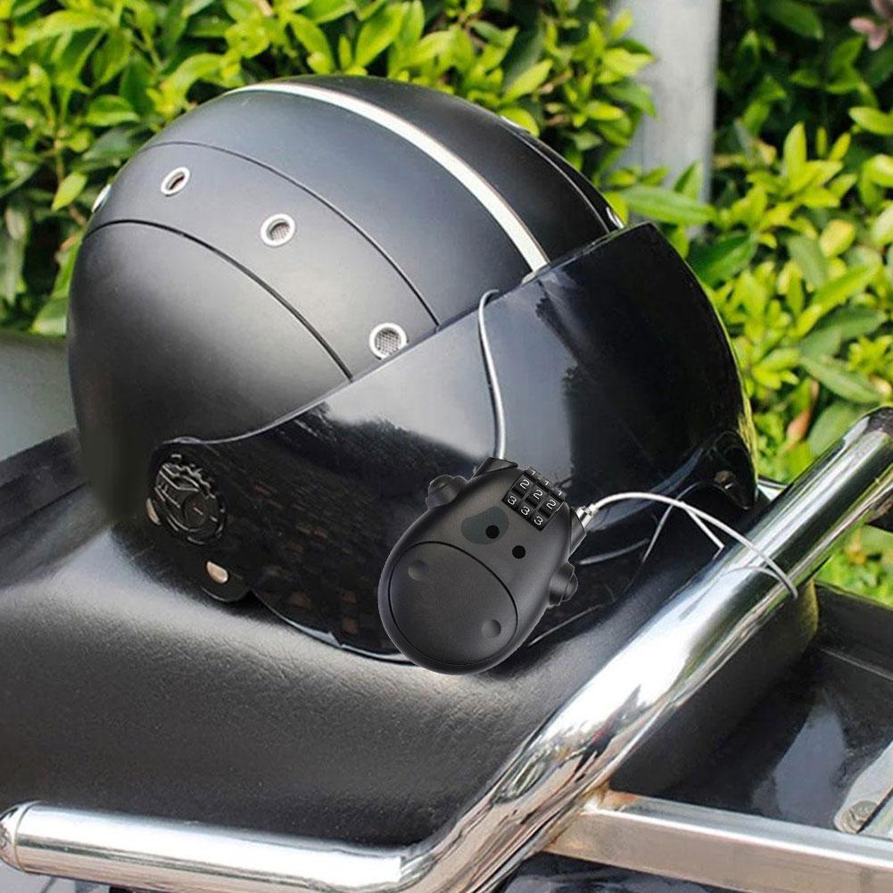 Мотоциклетный шлем пароль замок телескопический трос кодовый замок стальной трос чемодан автомобиль сани велосипед пароль замок для велосипеда