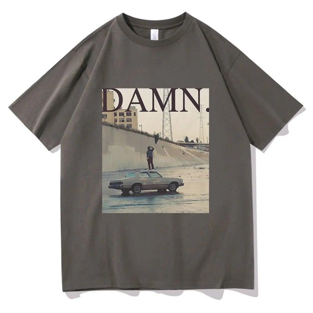 Футболки с рэпером Kendrick Lamar Damn Mr Morale и The Big Steppers Album Ретро футболка унисекс, женские хлопковые футболки большого размера, уличная одежда