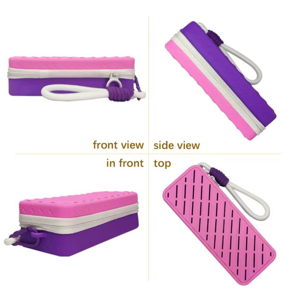 Breathable Silicone Swim Goggle Case Large Capacity Swimming Goggle Protective Pouch For Backpack