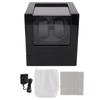 Double Watch Winder 5 Gears LED Light Oval Pillow Low Noise Automatic Watch Winder Box