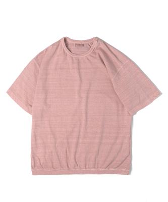 HOOVES Футболка с коротким рукавом, окрашенная garment-dye [Вымытый розовый]