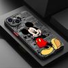 Анимационный чехол Микки для iPhone 17 Pro Max 12 Air 11 13 Mini 14 15 17e 16 Plus 7 8 SE XS XR Задняя крышка телефона