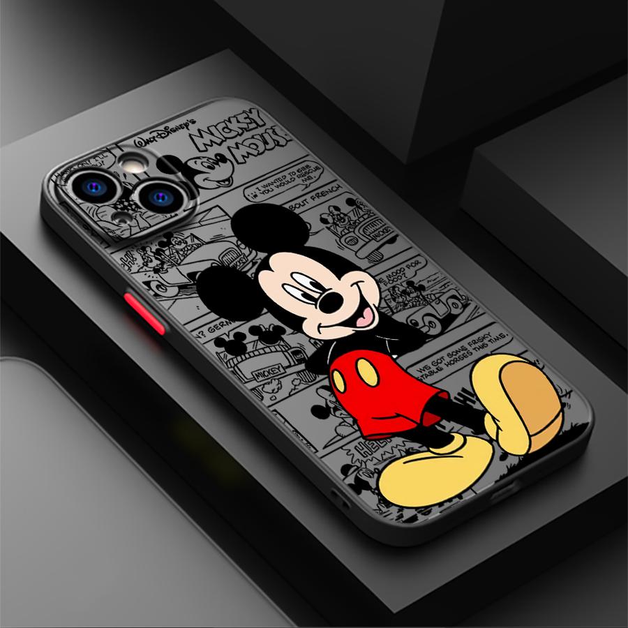 Анимационный чехол Микки для iPhone 17 Pro Max 12 Air 11 13 Mini 14 15 17e 16 Plus 7 8 SE XS XR Задняя крышка телефона