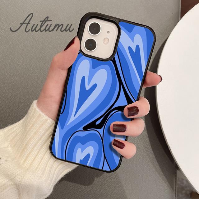 Чехол для телефона Swirl Hearts для iPhone 11 12 13 14 Pro Max mini X XR XS SE 2020 5 6S 7 8 Plus Samsung Galaxy S21 S22 Cover shell