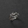 Thorn Ring Retro Style Tail Ring Couple Ring Alloy Men and Women Trendy Hip-hop Personality Adjustable