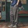 Men's Retro Quick-Dry Wide-Leg Overalls: Japanese Fashion, Casual Outdoor Pants for Autumn