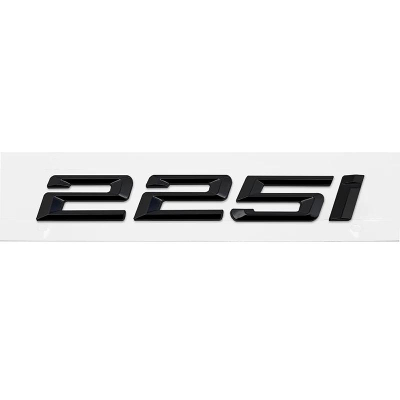 ABS Car Rear Trunk Letters Logo Badge Emblem Sticker For BMW 2 Series 216i 218i 220i 225i 228i 230i 235i 240i F22 F23 F46 F45
