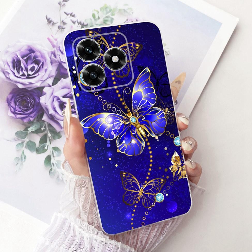 Case For Honor X5C Plus Cover Transparent Luxury Cute Cat Fashion Butterfly Cool Painted Casing For Honor X5cPlus