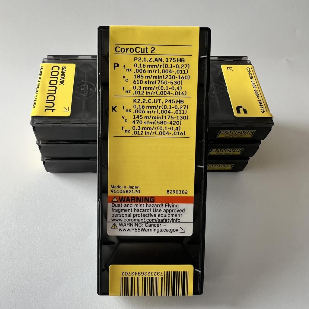 SANDVIK / C2I-K2N-0600-0004-TM 4425 / Original Swedish hard alloy blade 5 Pcs