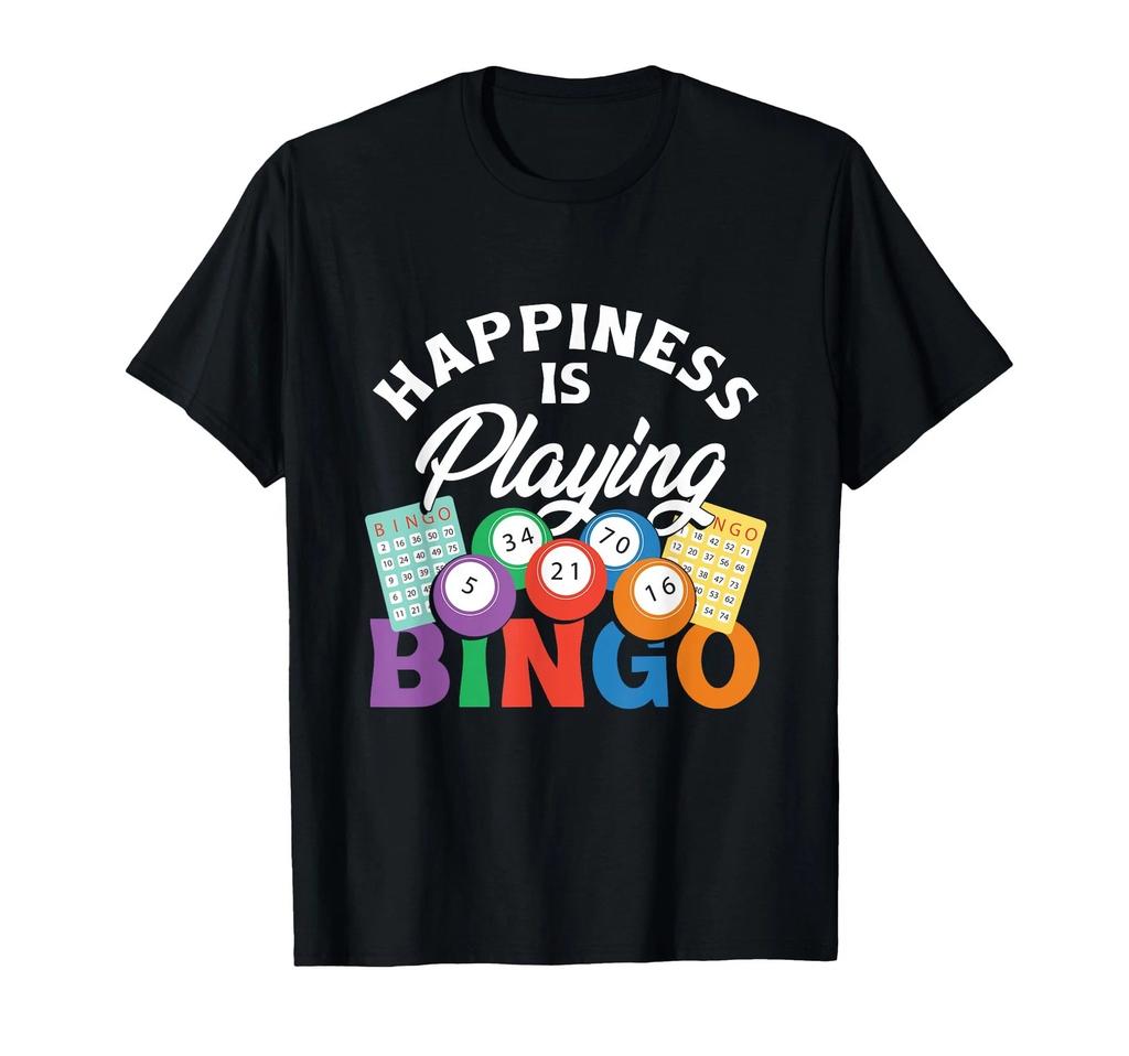 Joy Hot Bingo Gambling Lucky Player Casino Gambling Game T-Shirt_