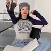 Женская футболка Y2k, укороченный топ, летняя сексуальная укороченная футболка с длинными рукавами и буквенным принтом, Эстетическая гранжевая винтажная корейская модная одежда в стиле Харадзюку