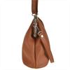 Women's handbag, natural leather, brown