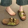 New Thick-soled Women's Shoes One-shoulder Soft-soled Beach Sandals