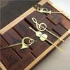 4PCS / Lot Exquisite Western Musical Instruments Creative Metal Music Bookmarking Business Gift Bookmarks Piano Book Clip