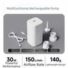 with 3 Nozzles Electric Air Pump Rechargeable Compression Bag Vacuum  Pump  Garden Patio Backyard