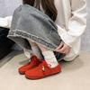 Модные женские одинарные туфли 2025 Весенне-осенний стиль Нескользящие На шнуровке Легкие Слипоны Лоферы