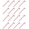 16Pcs Aluminum Alloy Tent Peg Sharp Tip Heavy Duty Bright Color Lightweight Outdoor