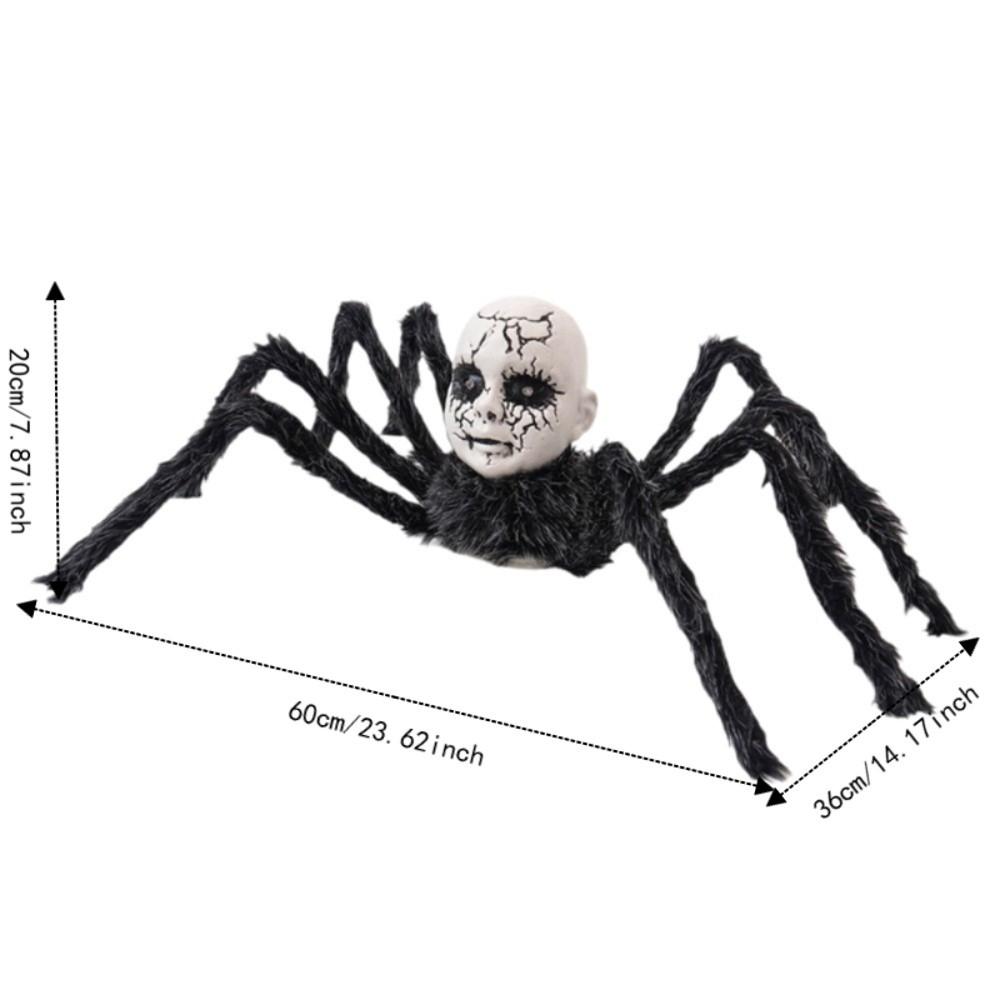 Sound Activated Halloween Electric Walking Spider Halloween Spider Ornament Haunted House Prop