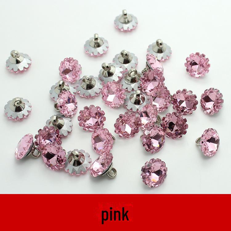 Sanai Crystal & Colored Diamond Buttons for Ladies' Clothing & Men's Shirts