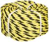TRUSCO Sign 10mm X Type R-1250T Yellow/Black Rope, 50m, 3-Strand