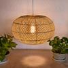 JOYINLED Новейший бамбуковый подвесной светильник Потолочные светильники Ротанг Плетеная лоза Люстра Ручная вязка Плетение Подвесной Домашний Декор для столовой в помещении