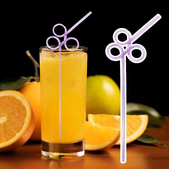 10 шт. соломинка для питья, устойчивая к укусам, гибкая, без BPA, пищевая прочность, искусственный кристалл, безопасная, здоровая соломинка для питья, подарок на вечеринку