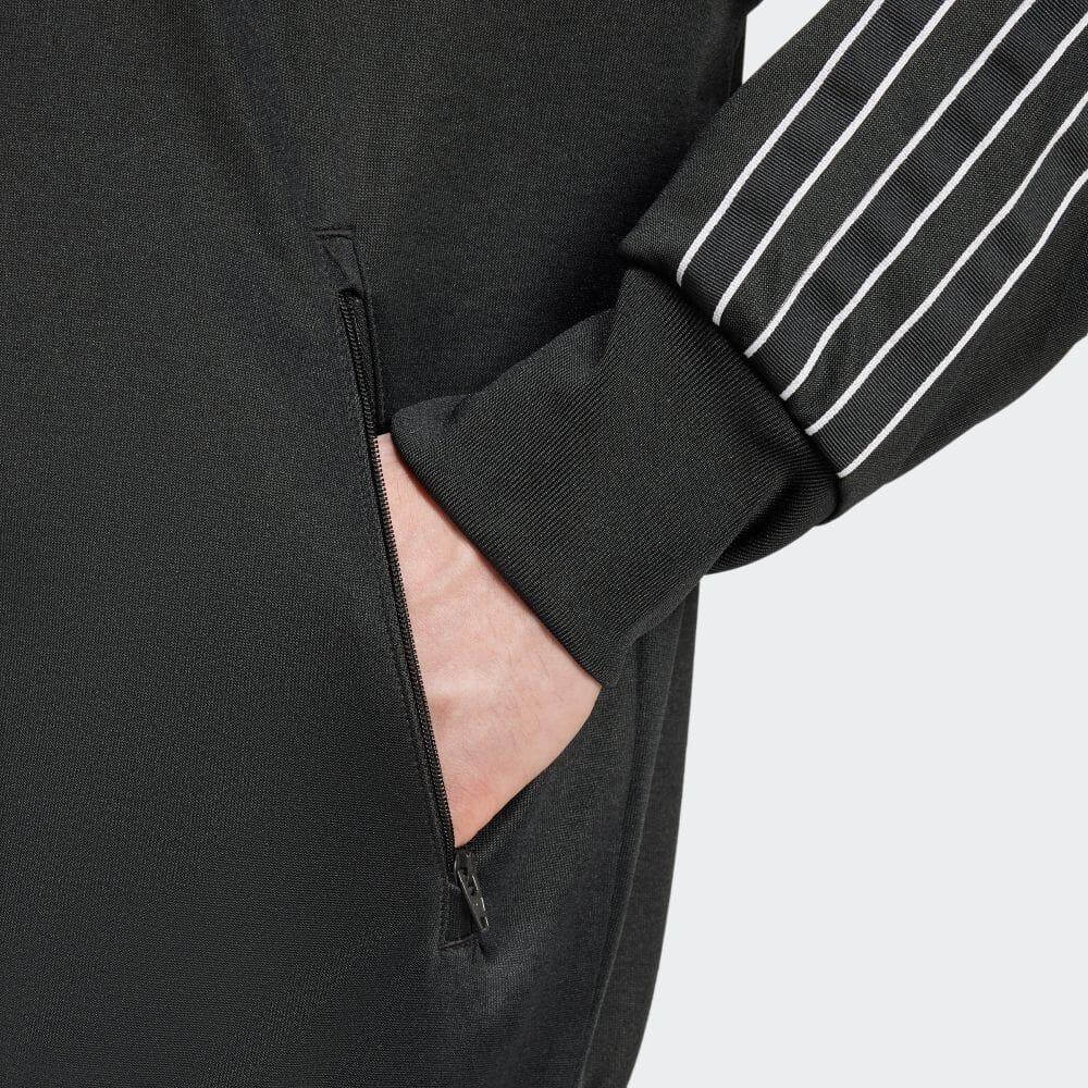 Adidas Originals Firebird FW24 Trefoil Track Top Side Stripe Fashion Comfortable Soft Stand Collar Jacket Men Jacket Black IY4887