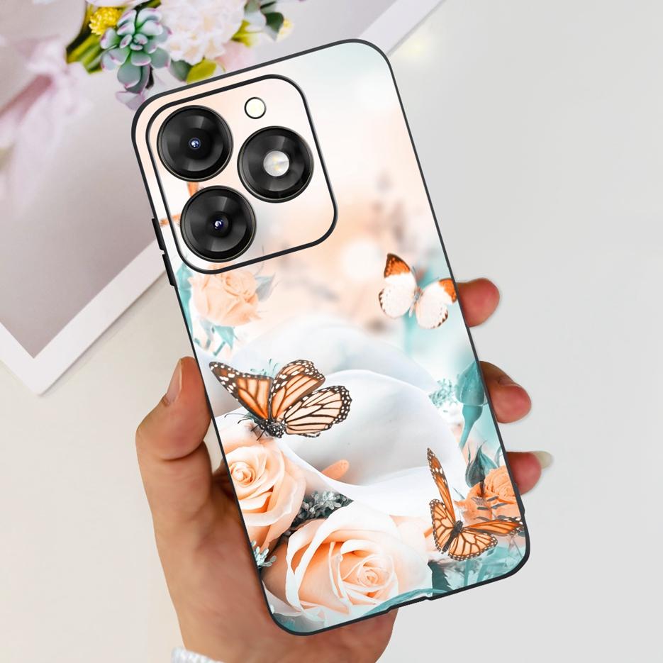 Чехол для ITEL A70 A665L Стильный Чехол с Рисунком Мультяшный Мягкий Силиконовый Чехол для Телефона Для Itel A70 A 70 ItelA70 Задняя Крышка 6.6'' Fundas
