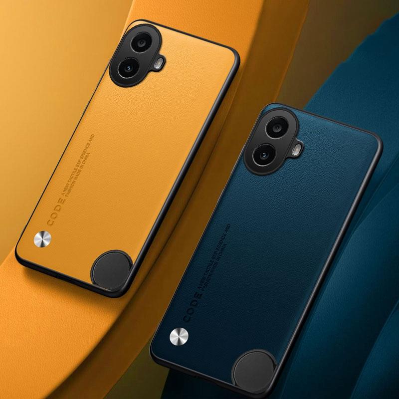 Роскошный чехол из искусственной кожи для Nothing CMF Phone 1, задняя крышка, матовый силиконовый чехол для телефона с полной защитой для Nothing CMF Phone1 5G