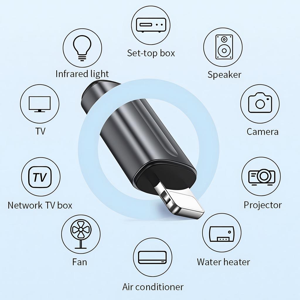 New IR Appliances Wireless Infrared Remote Control Adapter Mobile Infrared phone Transmitter For IPhone/Micro USB/Type-C