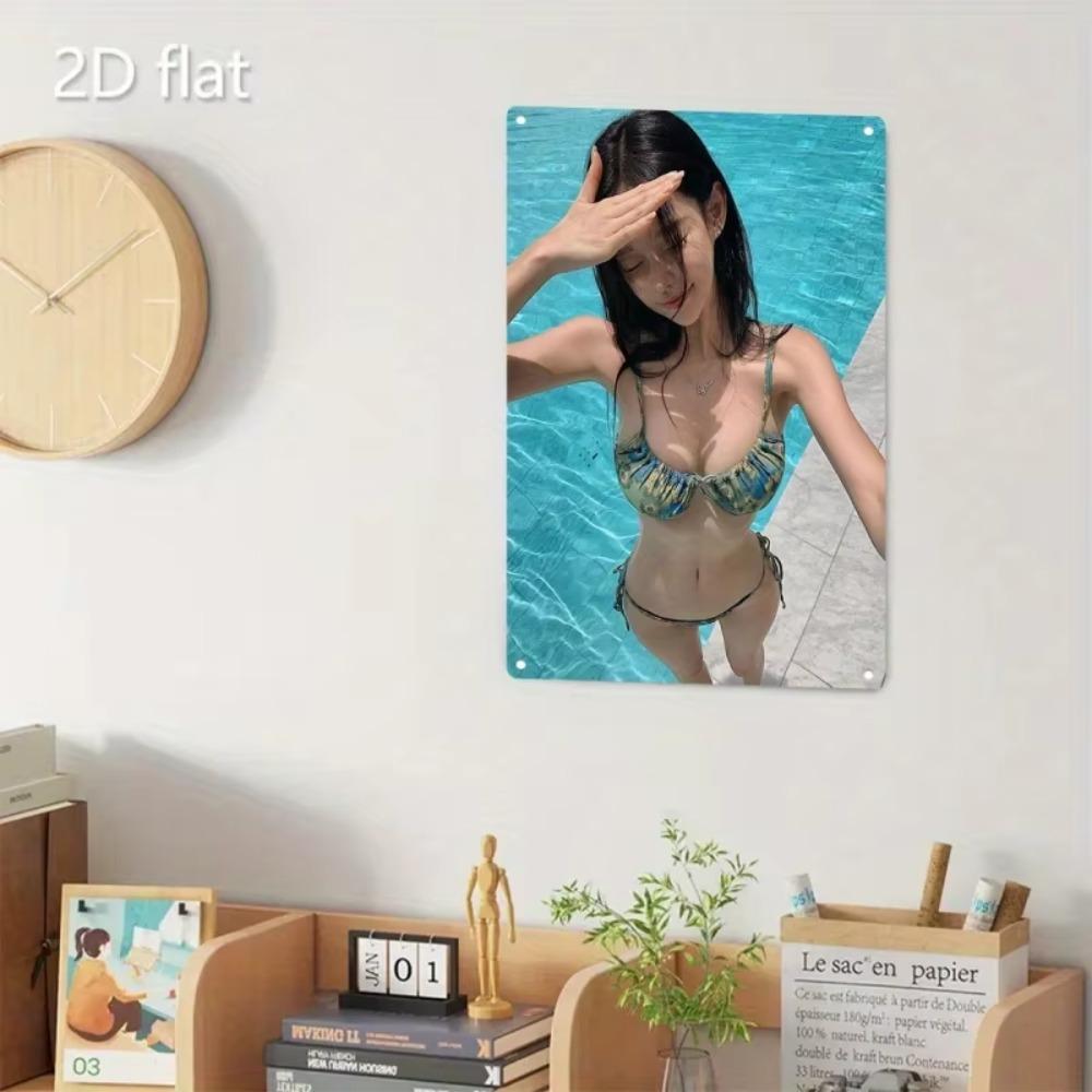 Винтажная металлическая настенная табличка, 2D плоская железная покрашенная металлическая табличка - Рекламный плакат, Устойчивая к воде и пыли