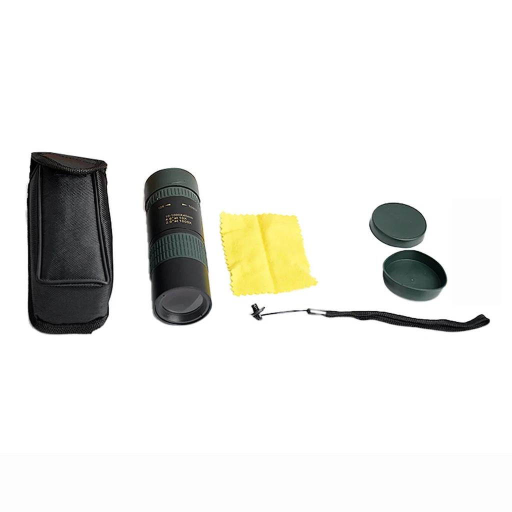 Телескоп 10-300x40 Zoom HD 4K Портативный прочный бинокль с большим радиусом действия Профессиональный монокуляр BAK4-Prisms Для охоты и кемпинга