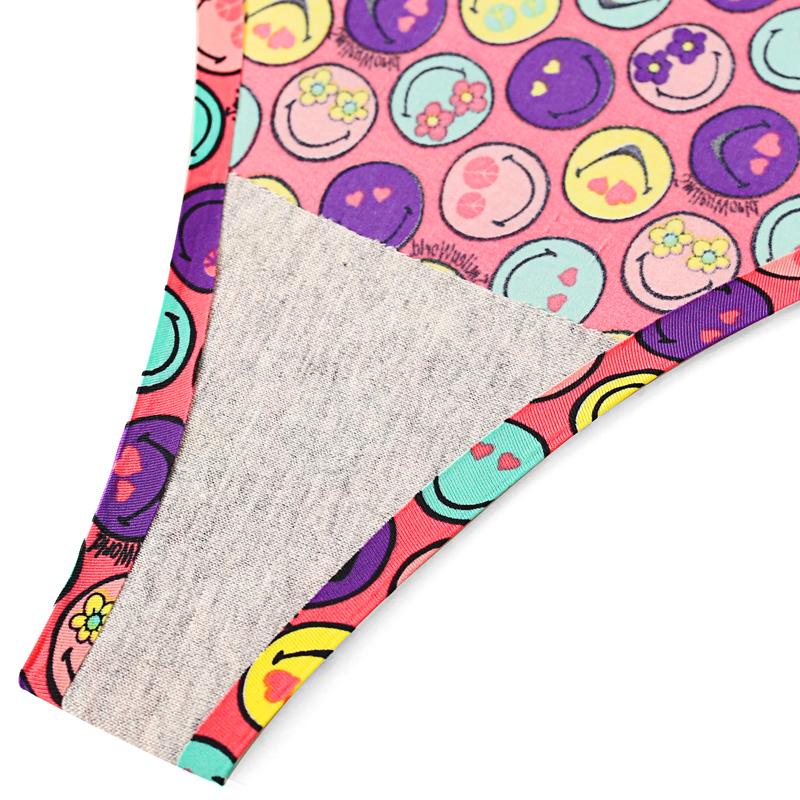 TERMEZY Сексуальные трусики с принтом, стринги с низкой талией, бесшовные дышащие трусики из ледяного шелка, женское нижнее белье, мягкое нижнее белье