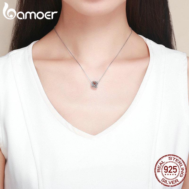 BAMOER Genuine 925 Sterling Silver Letter G Alphabet Beads Charms Fit Charm Bracelets & Bangles DIY