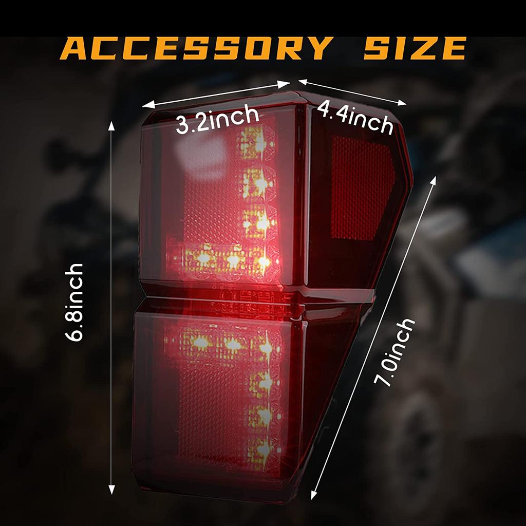 Задние фонари для Ranger 1000 XP/Crew, Водонепроницаемый задний фонарь для Polaris Ranger 1000 XP/Crew 2018-2025 для Ranger 1000 XP #2413766