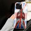Чехол Union Jack Флаг Англии Великобритании для iPhone 17 Air 16 16E 15 14 11 Pro Max Мягкая крышка для телефона 12 13 Mini 7 SE 2020 8 Силикон Черный