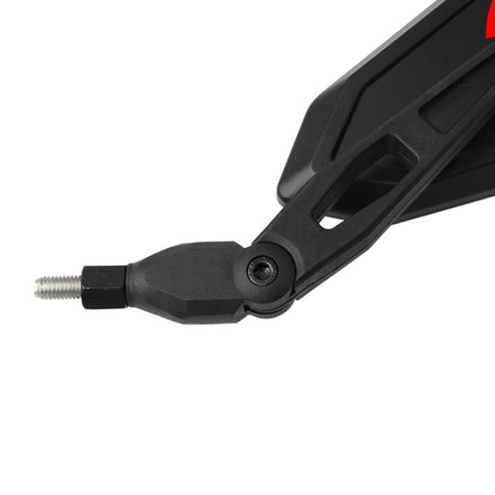 1Pair Rear View Mirrors Universal High Strength Plastic Auxiliary Side Mirrors for Motorcycle